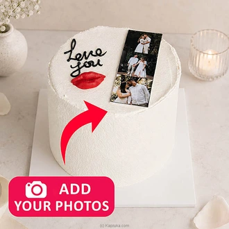 ''Love You'' Photo Printed Bento Cake at Kapruka Online