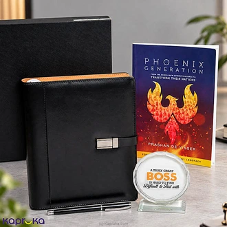 Boss Day Premium Gift Set With Phoenix Generation Book, Executive Organizer  Boss Appreciation Award Buy Gift Sets Online for specialGifts