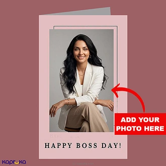 Personalized ``Happy Boss`s Day`` Greeting Card Buy personalized gifts Online for specialGifts