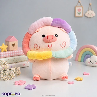 Rainbow Flower Pig Plush Toy - 15 Inch Buy Soft and Push Toys Online for specialGifts