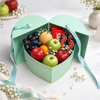 Fruity  Chocolate Harmony Elegance Gift Box Buy Send Fruit Baskets Online for specialGifts