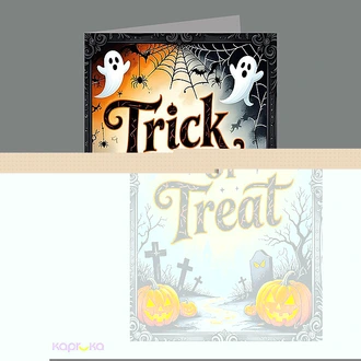 Trick or Treat Halloween Greeting Card Buy Greeting Cards Online for specialGifts