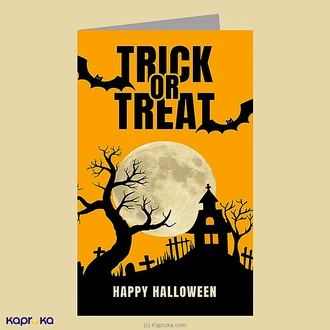 Trick or Treat Halloween Greeting Card Buy Greeting Cards Online for specialGifts