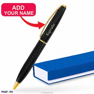 Personalized Signature Pen Black With Gold Trim Buy personalized gifts Online for specialGifts