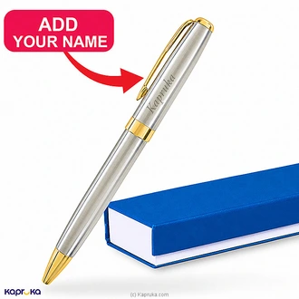 Personalized Signature Pen Silver With Gold Trim Buy personalized gifts Online for specialGifts