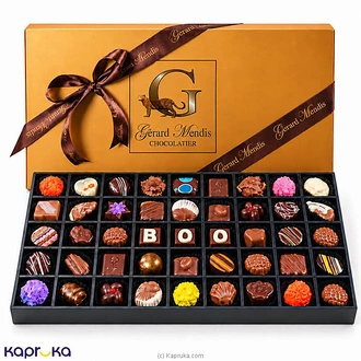 BOO 45 PIECE CLASSIC WOODEN CHOCOLATE BOX Buy halloween Online for specialGifts