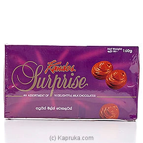 Kandos Surprise - 16 Delightful Milk Chocolate box - 160g Buy KANDOS Online for specialGifts