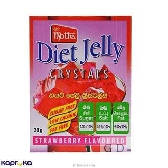 Motha Strawberry Diet Jelly Crystals pkt - 30g Buy Motha Online for specialGifts