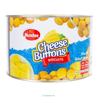 Munchee Tin Of Cheese Buttons - 215g - Confectionery And Biscuits  Online for none