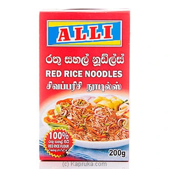 Alli Instant Red Rice Noodles Pkt - 200g - Pasta And Noodles  Online for none