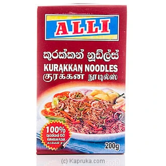 Alli Kurakkan Mixed Noodles Pkt- 200g - Pasta And Noodles  Online for none