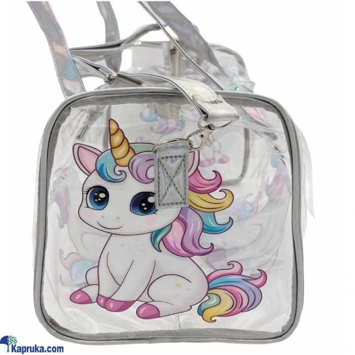 Unicorn Transparent Duffle Bag For Girl