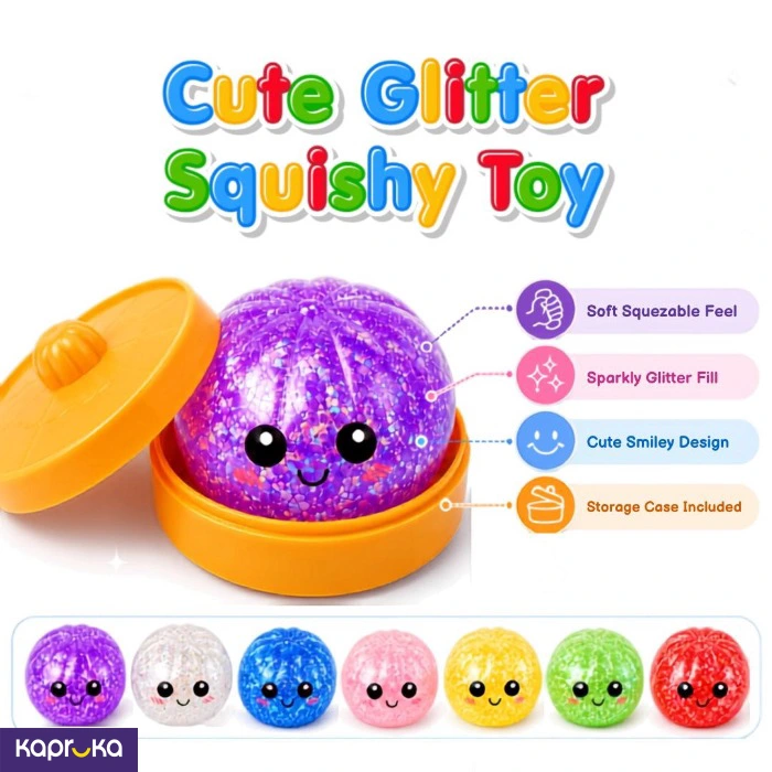 Mystery Glitter Dumpling Mini Squishy Toy 2 Inch