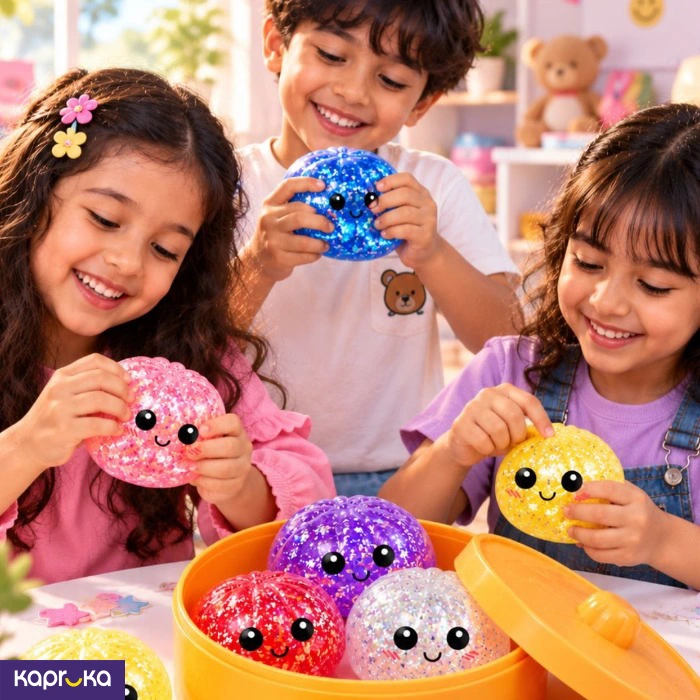 Mystery Glitter Dumpling Mini Squishy Toy 2 Inch