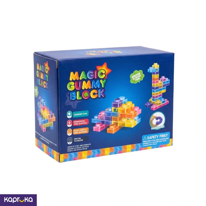 Magic Gummy Squishy Building Block 20 Pcs