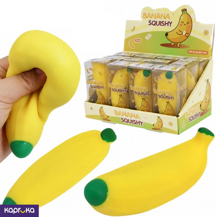 Crunchy Banana Squishy Toy