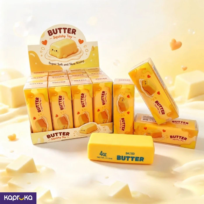 Crunchy Butter Building Block Squishy Toy