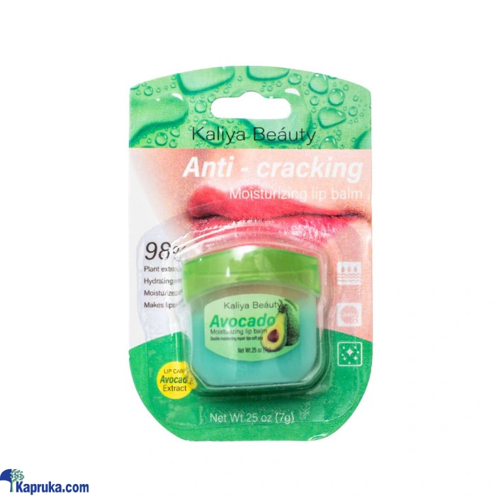 Kaliya Beauty Avocado Moisturizing Lip Balm With Pack 7g