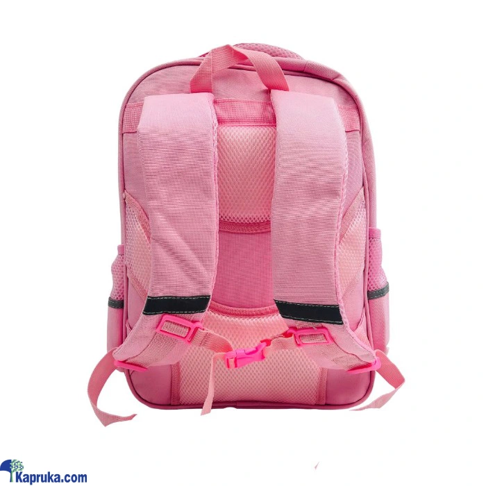 School Bag Stylish Unicorn Design With 2 Pockets Pink