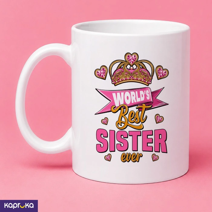 Worlds Best Sister Ever Mug Sister Gift Coffee Mug 11oz 325ml