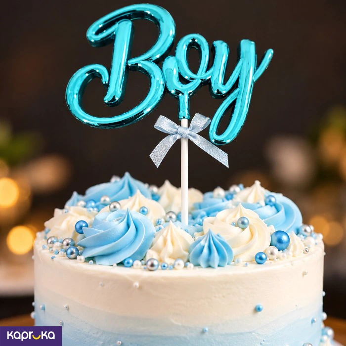 Boy Birthday Cake Topper