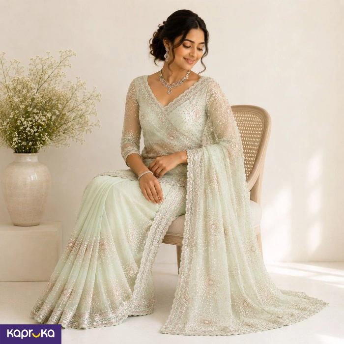 Premium Butterfly Soft Net Saree