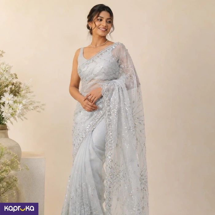 Premium Butterfly Soft Net Saree