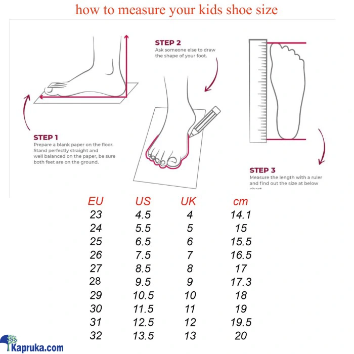 Kids Shoes ef_pc_fashion0v193pod00069 in Sri Lanka