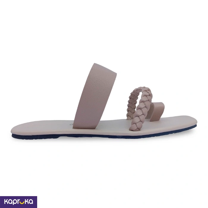 Omac Mira Beige Flats For Ladies