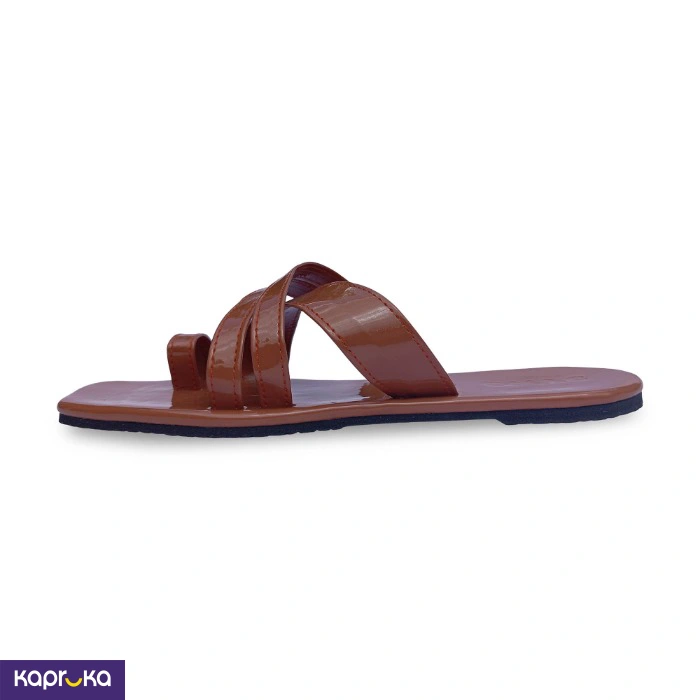 Omac Taila Brown Flats For Ladies