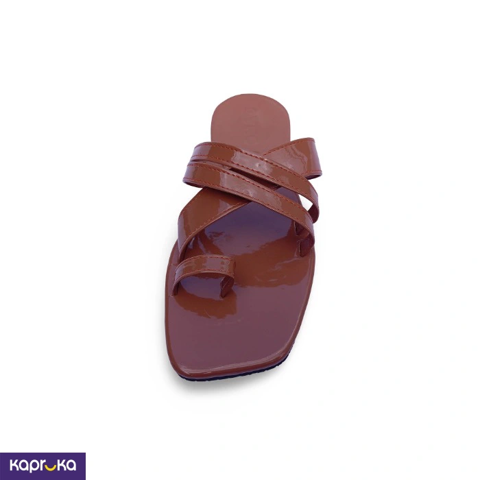 Omac Taila Brown Flats For Ladies