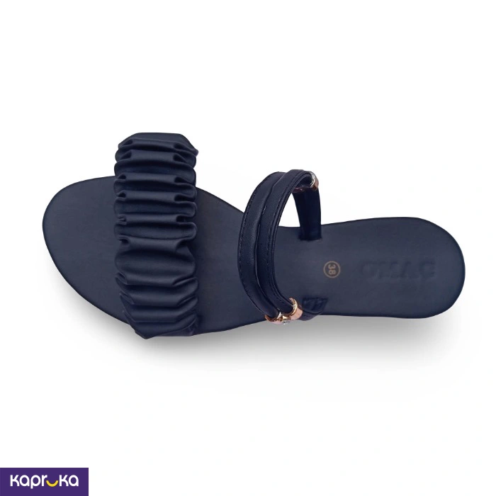 Omac Nola Black Flats For Ladies
