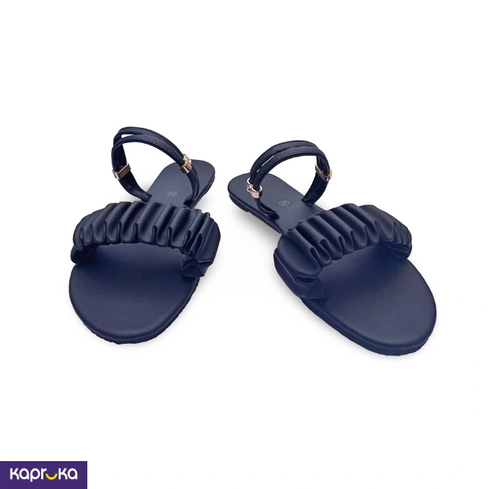 Omac Nola Black Flats For Ladies