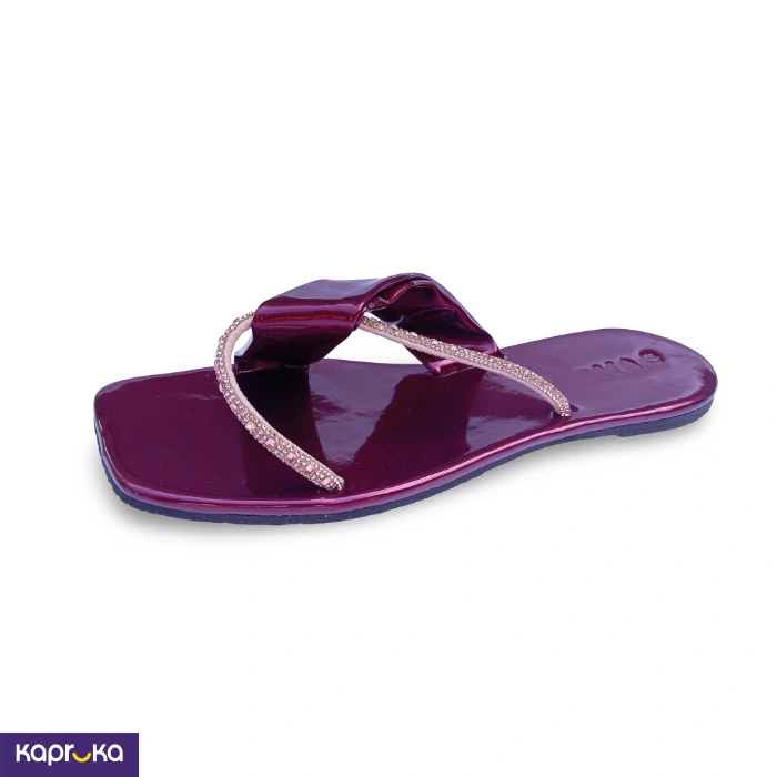 Omac Alora Maroon Flats For Ladies