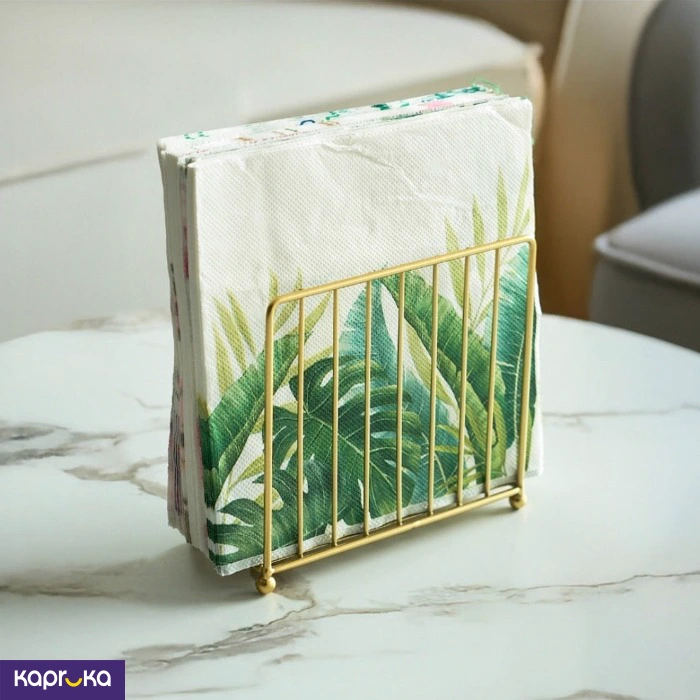 Gold Tissue Holder Stand Ideal For Kitchen Hotels Office Any Spaces
