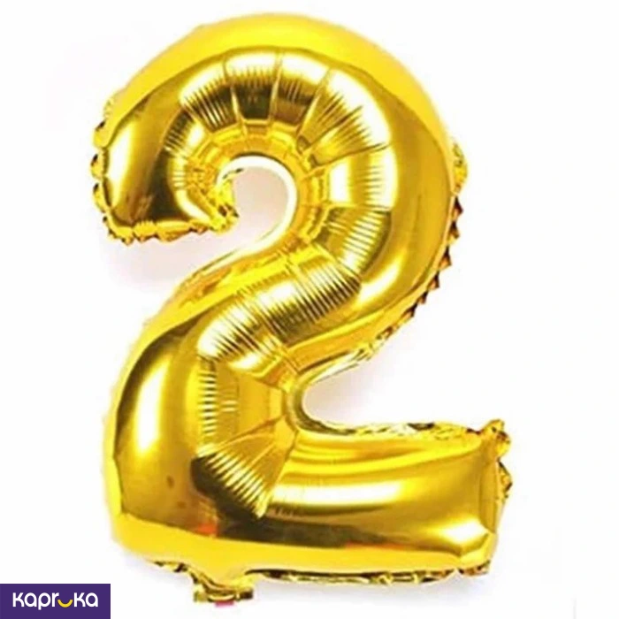 16 Inch Birthday Foil Balloon Number 2
