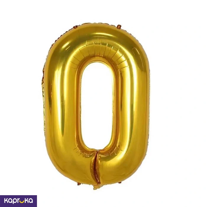 16 Inch Birthday Foil Balloon Number 0