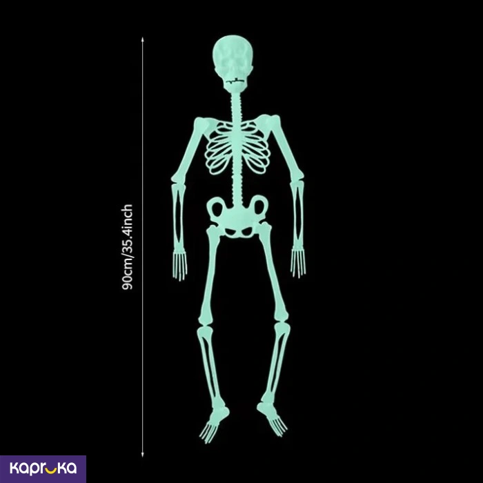Hanging Luminous Skeleton For Halloween 90cm