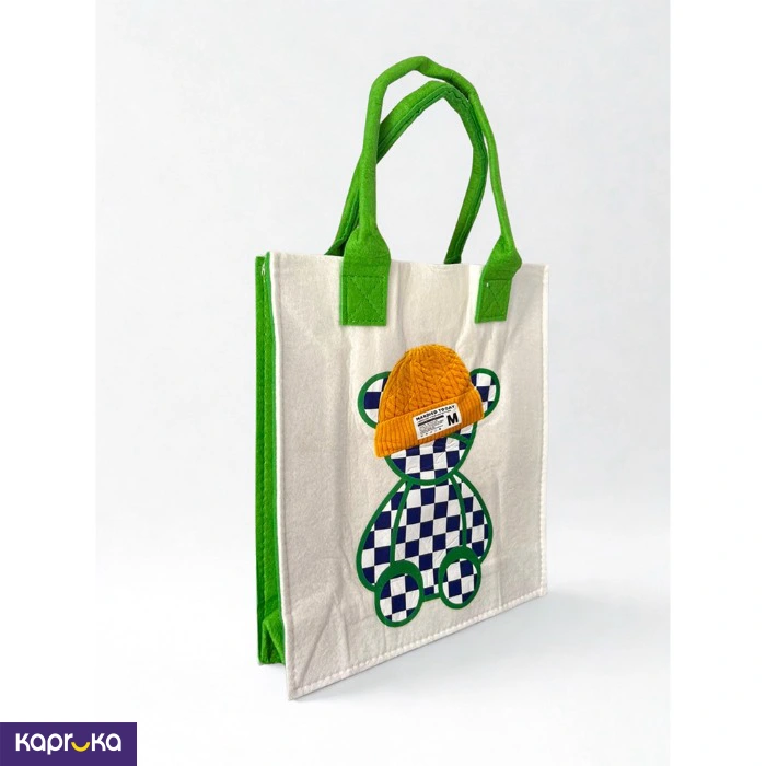 Cartoon Bear Small Tote Bag