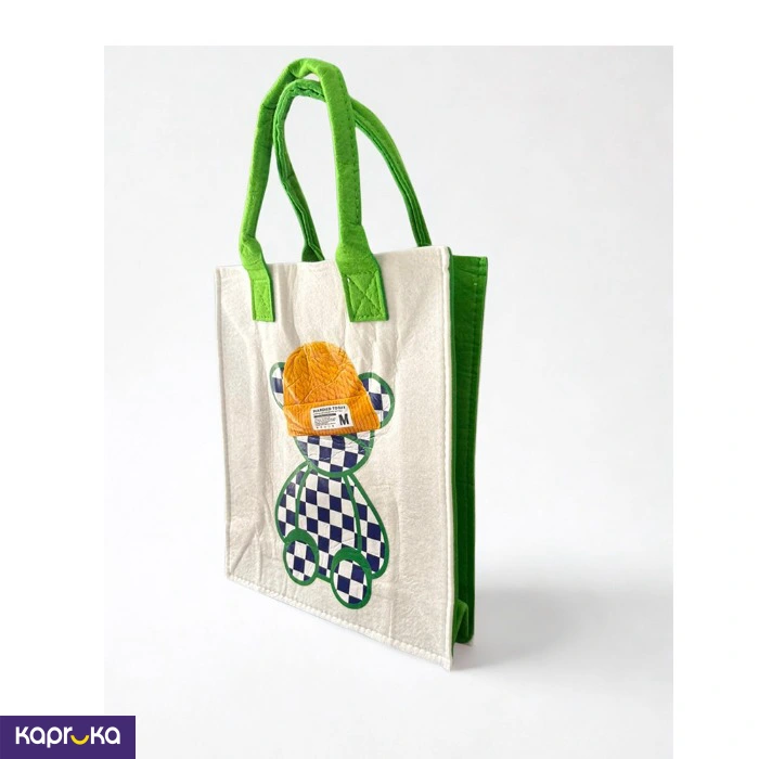 Cartoon Bear Small Tote Bag