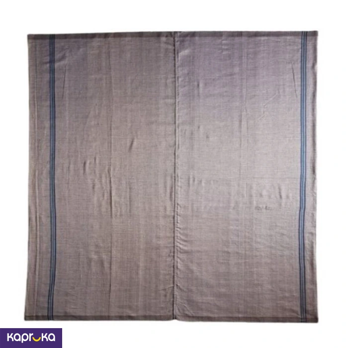 Homins Handloom Gents Sarong Emperor Collection Silver Royal Blue Turquoise Blue