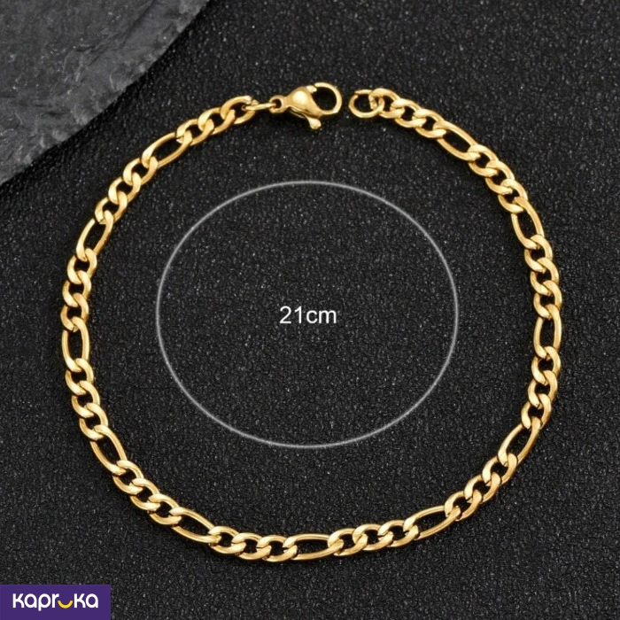 Stainless Steel Gold Tone Bracelet For Men