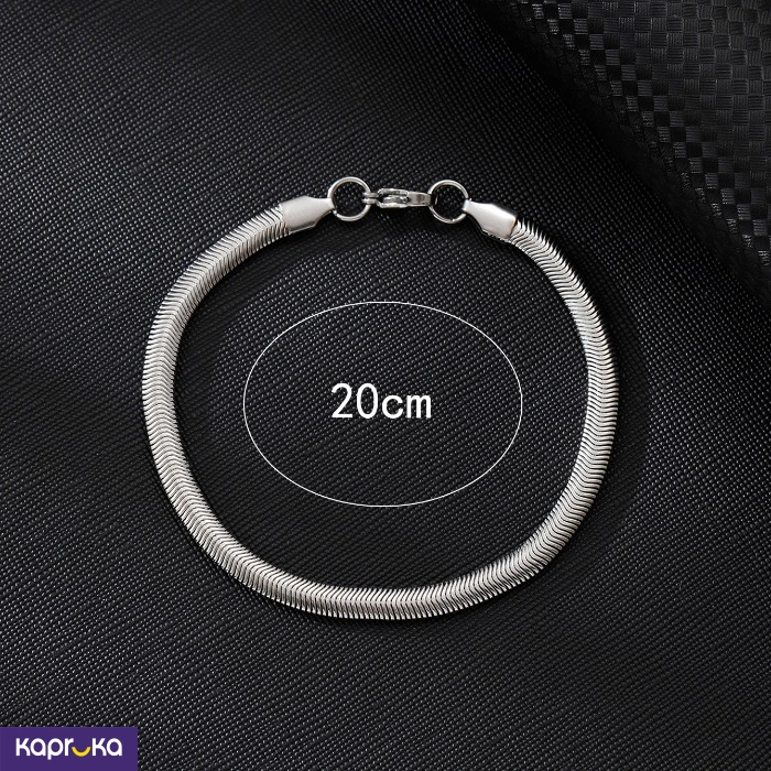 Stainless Steel Herrington Silver Bracelet For Men