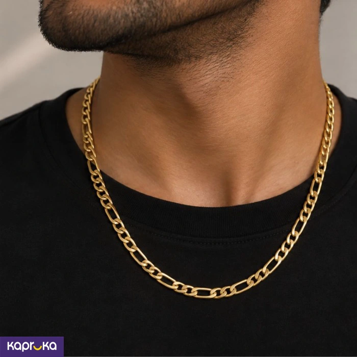 Gold Plated Stainless Steel Link Chain For Men