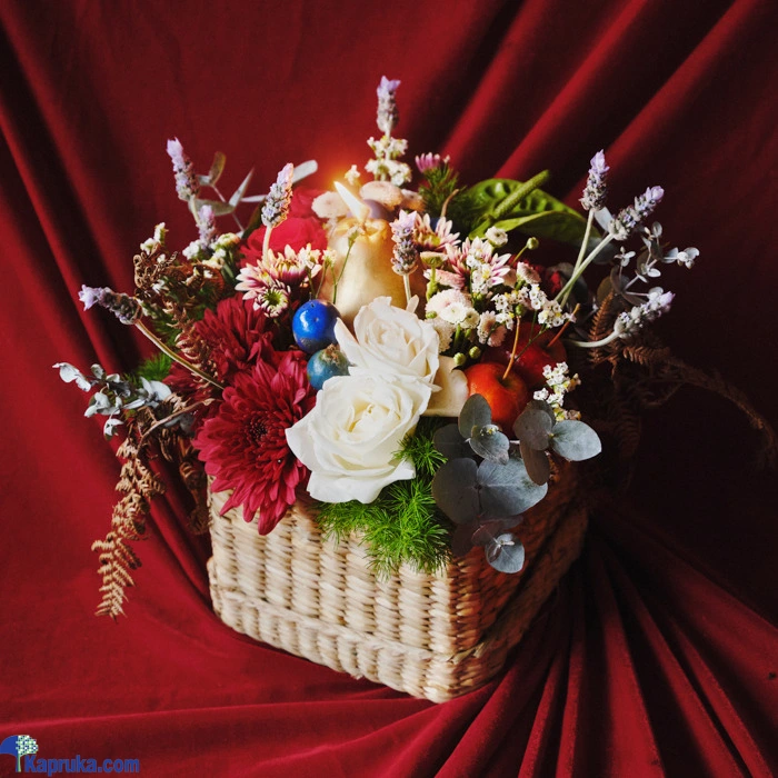 Candlelit Blooms Basket By Shirohana