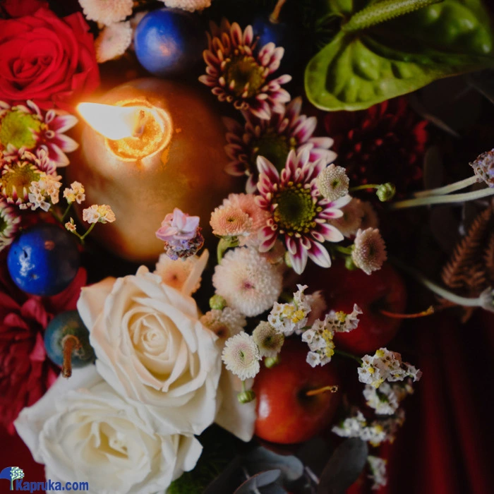 Candlelit Blooms Basket By Shirohana