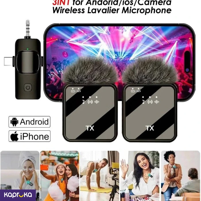 3 In 1 F11 2 Wireless Universal Microphone