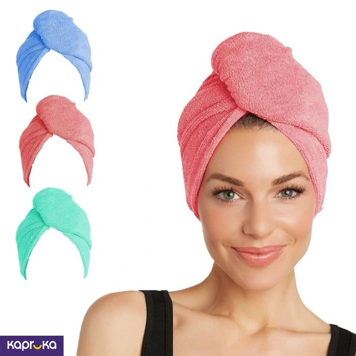 Microfiber Hair Wrap Towel Suction Cap Hair Towel