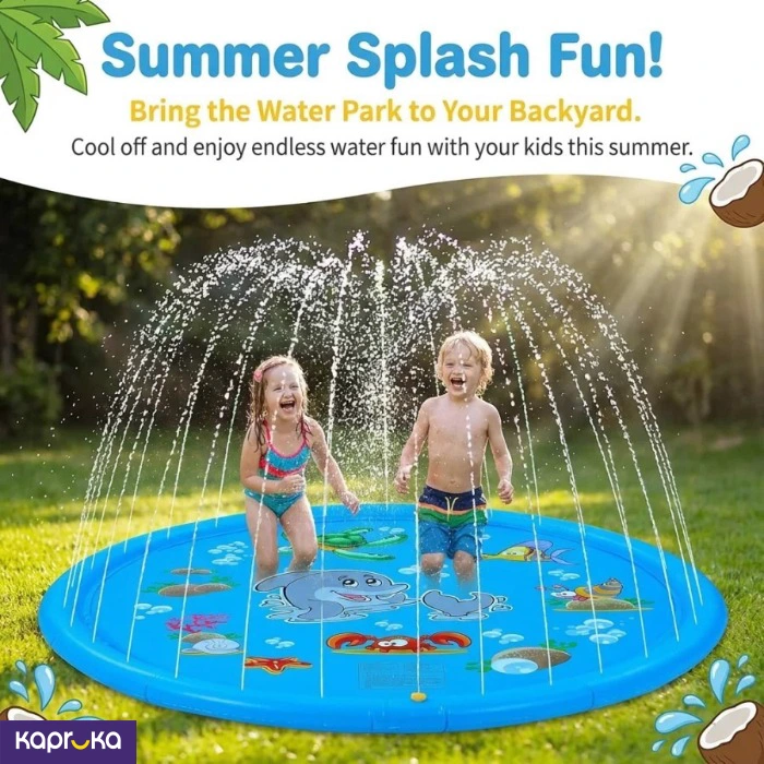 Outdoor Water Sprinkler Water Mat For Toddlers And Children