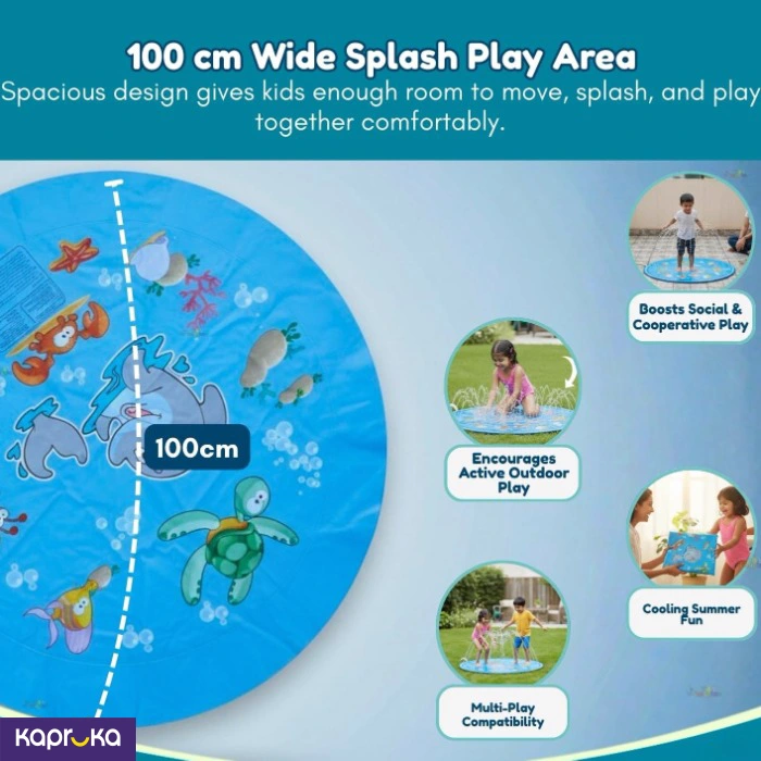 Outdoor Water Sprinkler Water Mat For Toddlers And Children